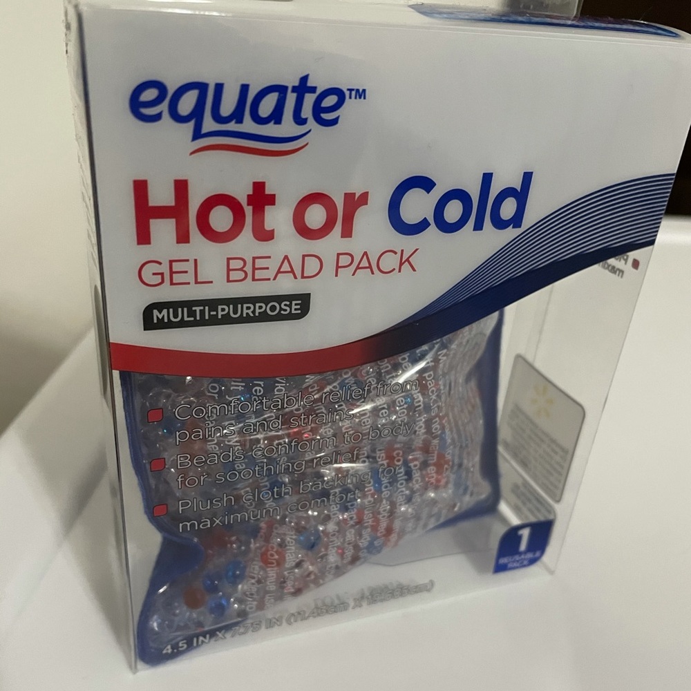 Hot or cold gel bead pack